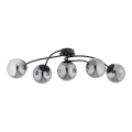 Полилей за повърхностен монтаж GILIAN 5xE14/40W/230V черен