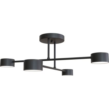 Полилей за повърхностен монтаж HALO 4xGX53/10W/230V черен