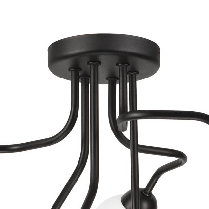 Полилей за повърхностен монтаж HOLLY 6xG9/5W/230V черен