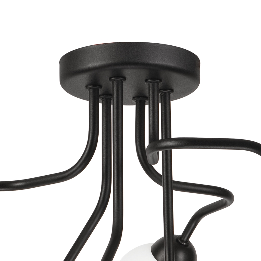 Полилей за повърхностен монтаж HOLLY 6xG9/5W/230V черен