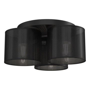 Полилей за повърхностен монтаж LOFT SHADE 3xE27/60W/230V черен