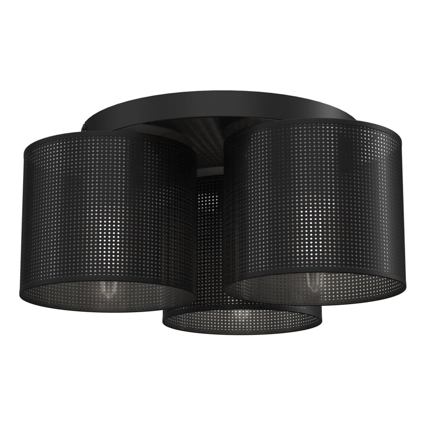 Полилей за повърхностен монтаж LOFT SHADE 3xE27/60W/230V черен