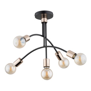 Полилей за повърхностен монтаж LUSCO 5xE27/60W/230V