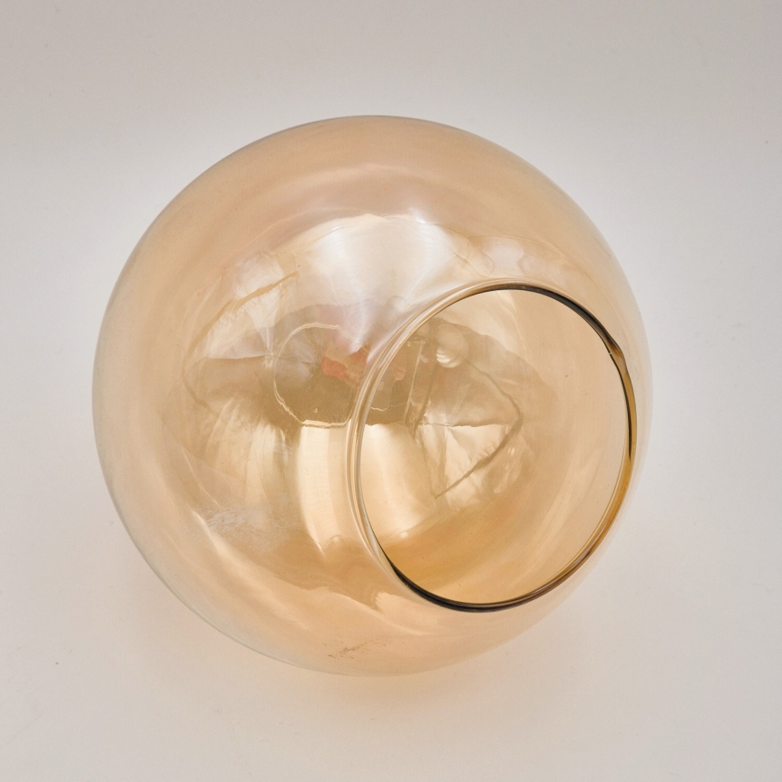 Полилей за повърхностен монтаж MALENA 6xE14/5W/230V златист/черен/опушен бежов