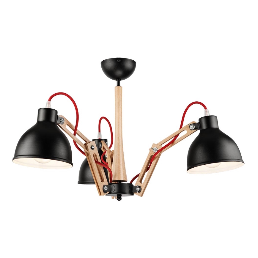 Полилей за повърхностен монтаж MARCELLO 3xE27/60W/230V - FSC сертифицирано