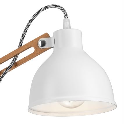 Полилей за повърхностен монтаж MARCELLO 3xE27/60W/230V бук - FSC сертифицирано