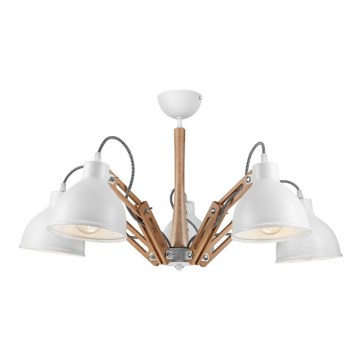 Полилей за повърхностен монтаж MARCELLO 5xE27/60W/230V - FSC сертифицирано