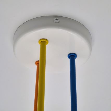Полилей за повърхностен монтаж MATYLDA 3xE27/60W/230V цветен