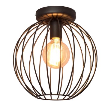 Полилей за повърхностен монтаж MERCURE 1xE27/15W/230V Ø 30 cм черен