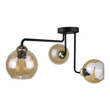 Полилей за повърхностен монтаж MONDE GOLD 3xE27/60W/230V