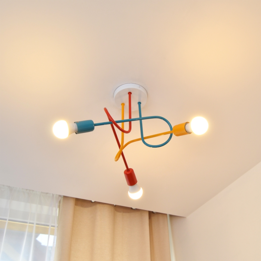 Полилей за повърхностен монтаж OXFORD 3xE27/15W/230V