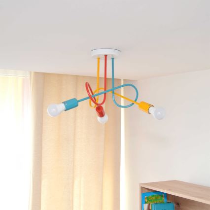 Полилей за повърхностен монтаж OXFORD 3xE27/15W/230V