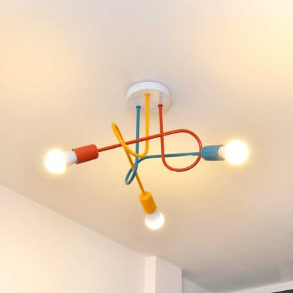 Полилей за повърхностен монтаж OXFORD 3xE27/15W/230V
