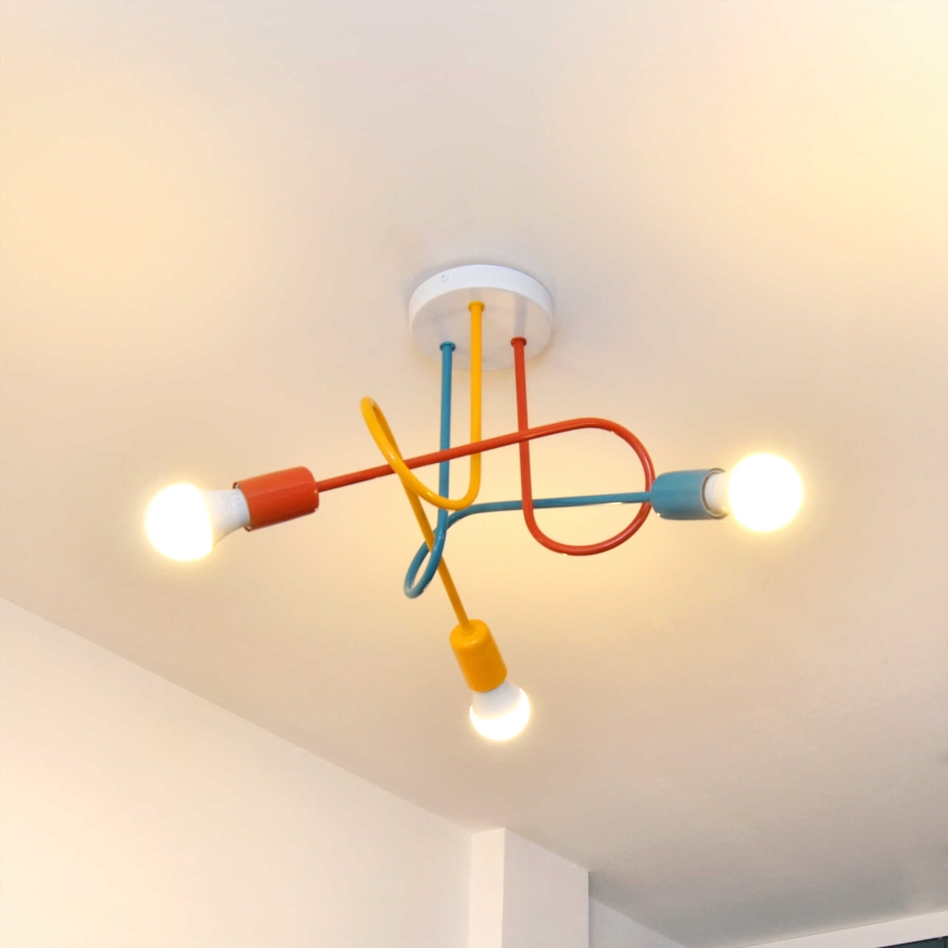 Полилей за повърхностен монтаж OXFORD 3xE27/15W/230V