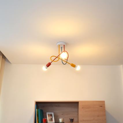 Полилей за повърхностен монтаж OXFORD 3xE27/15W/230V
