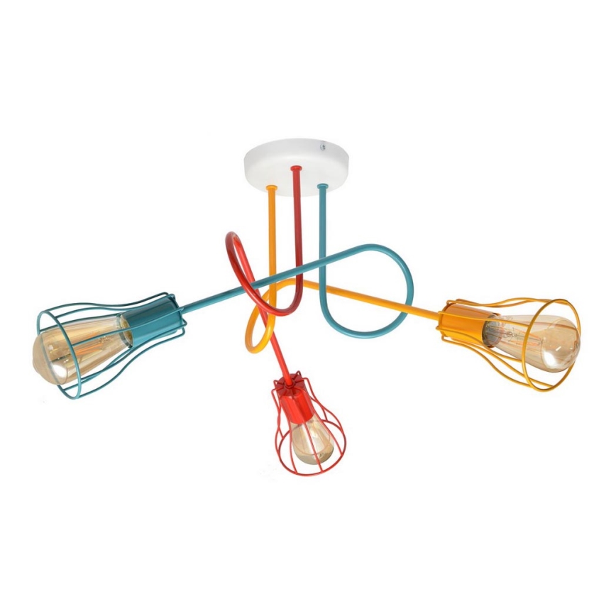 Полилей за повърхностен монтаж OXFORD 3xE27/15W/230V