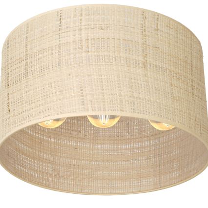 Полилей за повърхностен монтаж RATTAN 3xE27/60W/230V ратанов