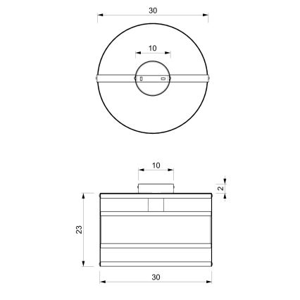 Полилей за повърхностен монтаж RIM 1xE27/60W/230V черен/златист
