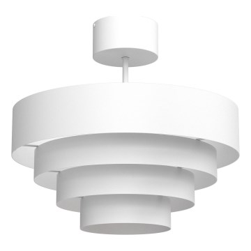 Полилей за повърхностен монтаж RINGS 1xE27/15W/230V бял