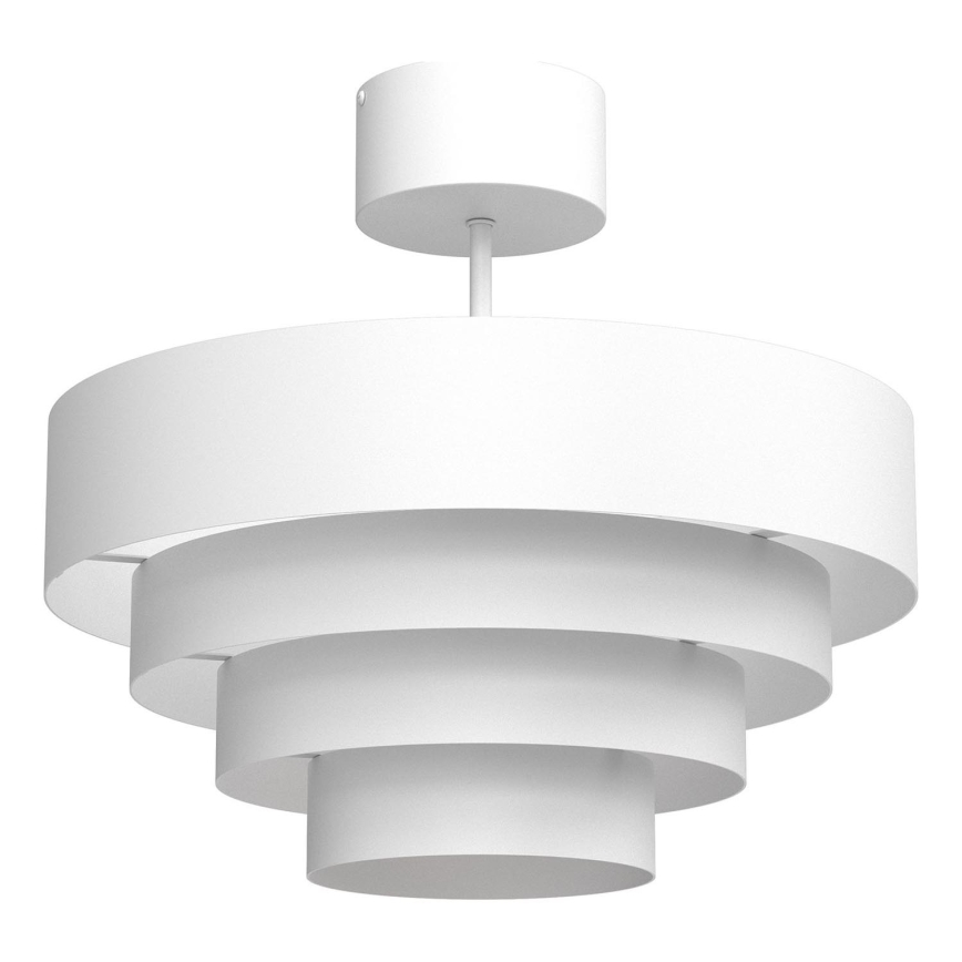 Полилей за повърхностен монтаж RINGS 1xE27/15W/230V бял
