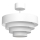 Полилей за повърхностен монтаж RINGS 1xE27/15W/230V бял