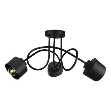 Полилей за повърхностен монтаж SIMPLY BLACK 3xE27/60W/230V