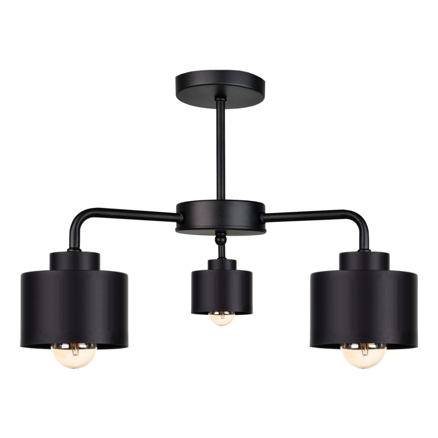 Полилей за повърхностен монтаж SIMPLY BLACK 3xE27/60W/230V