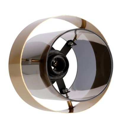 Полилей за повърхностен монтаж SPIEGA 1xE27/60W/230V златист/черен