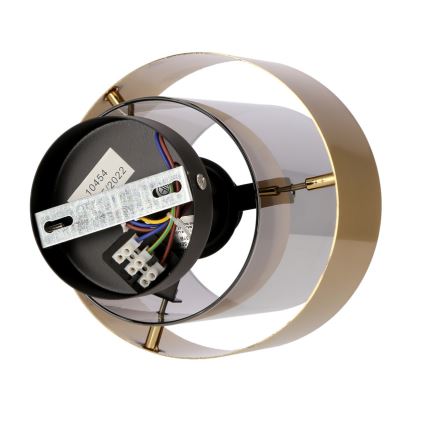 Полилей за повърхностен монтаж SPIEGA 1xE27/60W/230V златист/черен