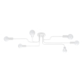 Полилей за повърхностен монтаж VECTOR 6xE27/15W/230V бял