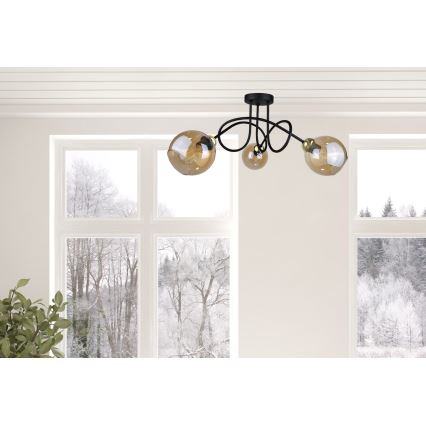 Полилей за повърхностен монтаж VENUS GOLD 3xE27/60W/230V