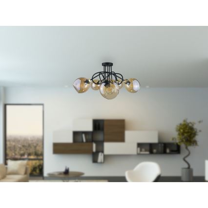 Полилей за повърхностен монтаж VENUS GOLD 5xE27/60W/230V