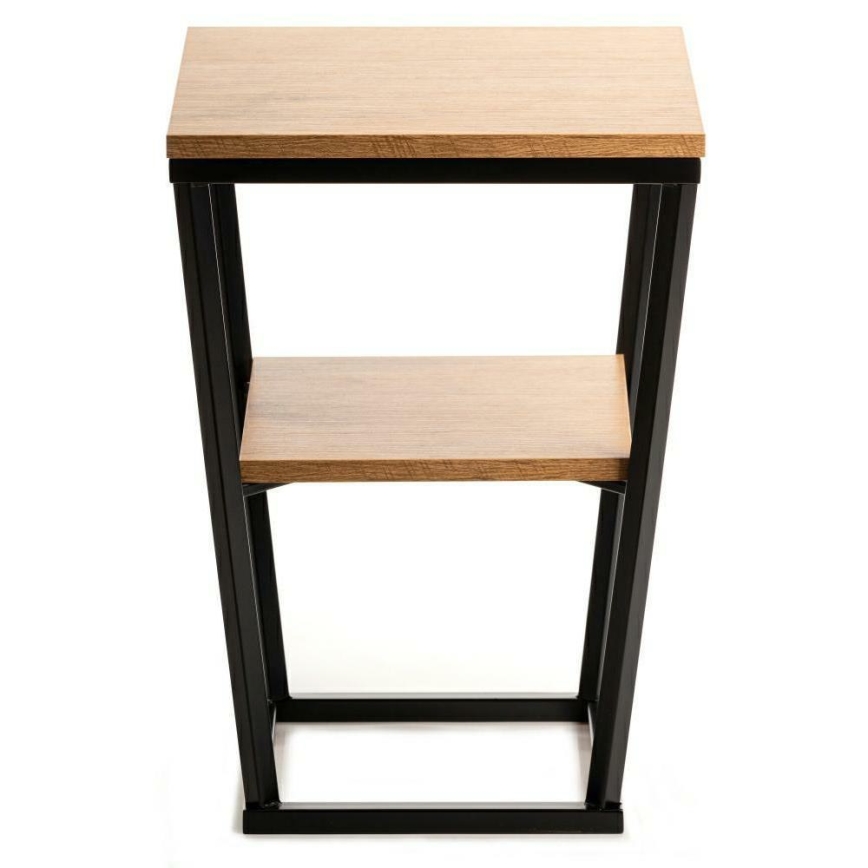 Помощна масичка EXPAND 57x40 см черна/кафява