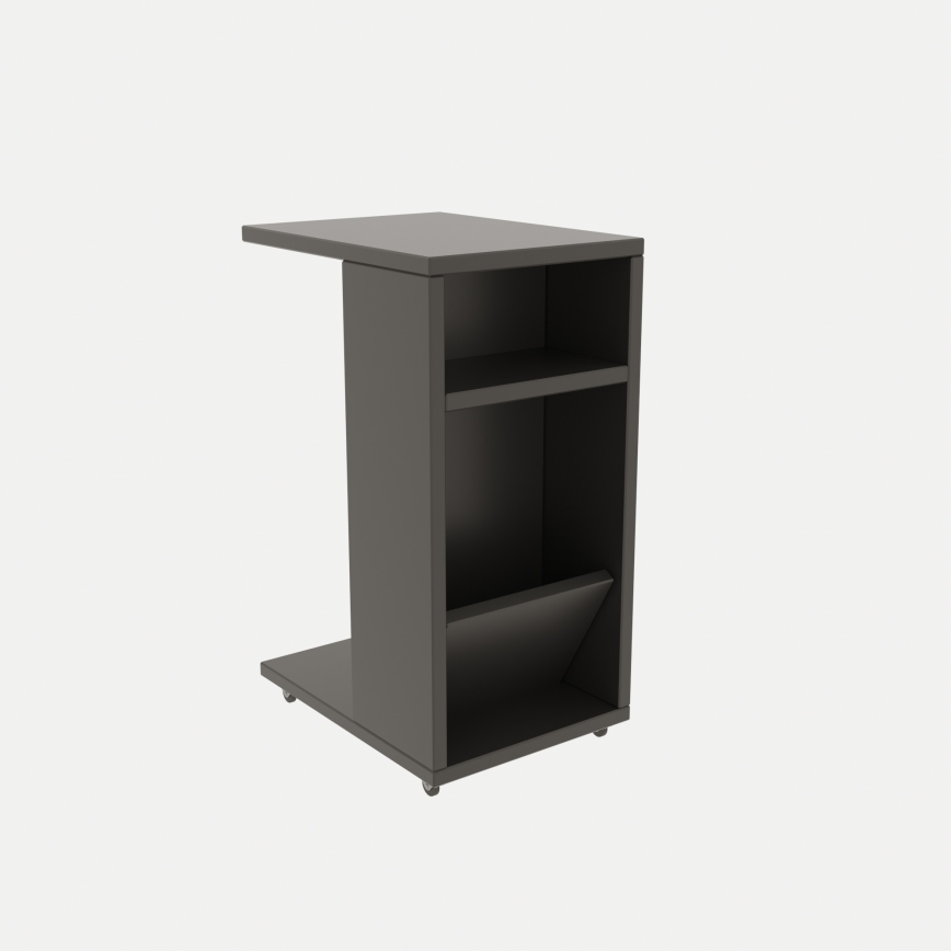 Помощна масичка FILINTA 63x40 cм антрацит