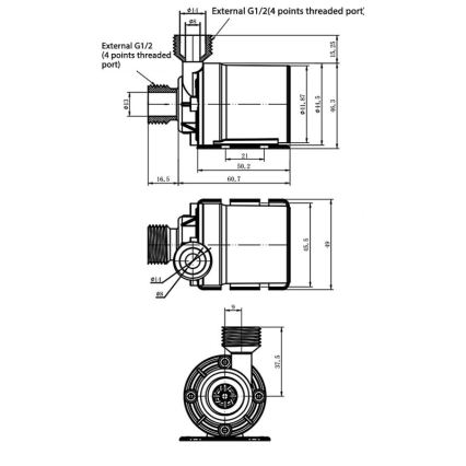 Помпа 24 V, 800 л/ч