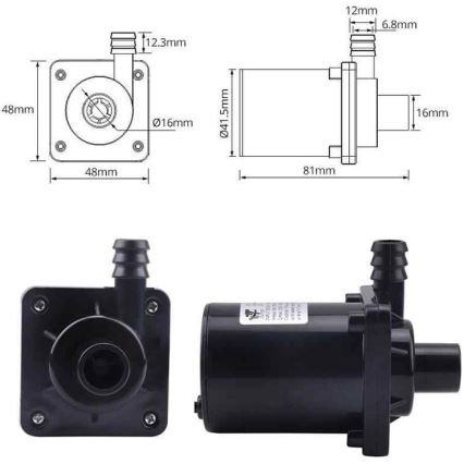 Помпа 6–12 V, 700 л/ч