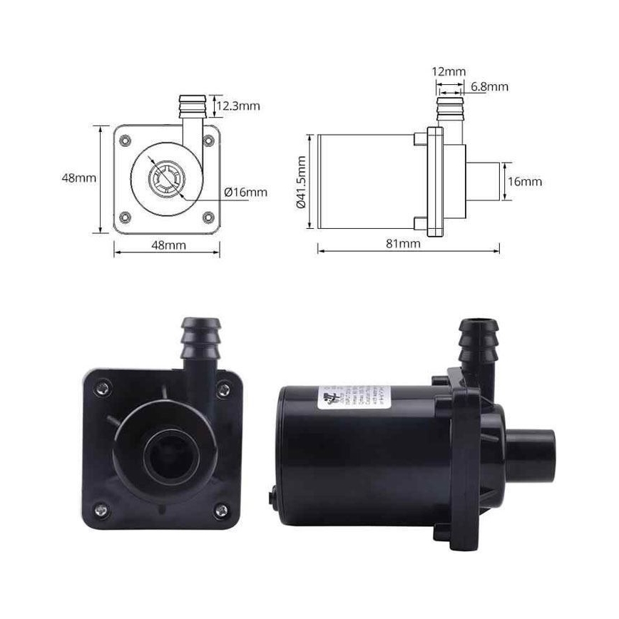 Помпа 8-24VDC 900л/час
