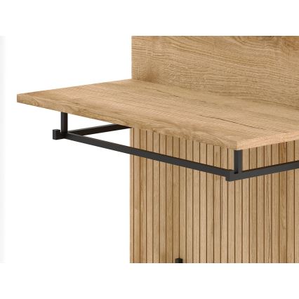 Портманто KLEO кафяво/бяло