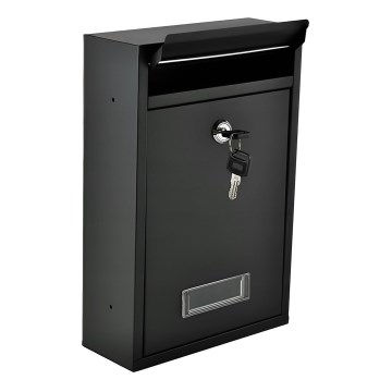 Пощенска кутия 21,7x32 cm черна