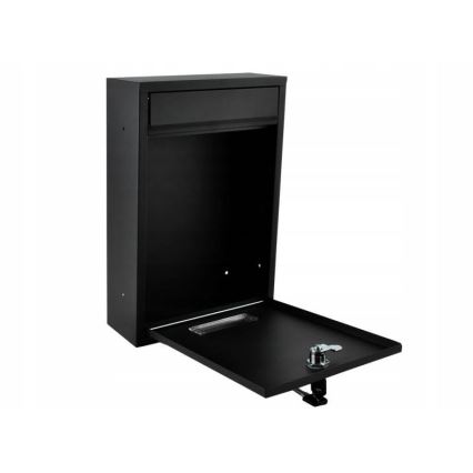 Пощенска кутия 21,7x32 cm черна