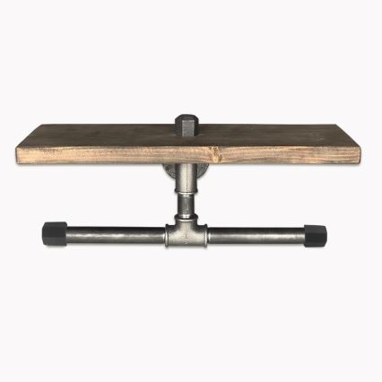 Поставка за тоалетна хартия с рафт BORU 12x40 cм смърч