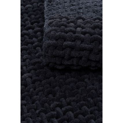 Постелка за баня BELWEDER 60x100 см черна