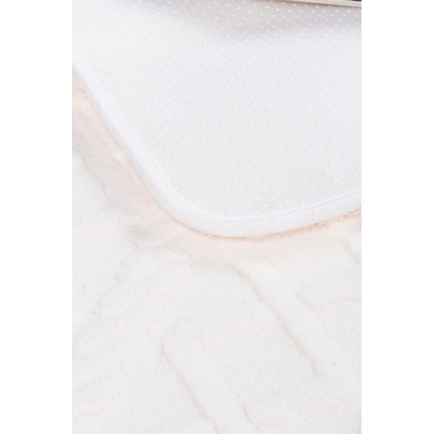 Постелка за баня NEW STYLE 3D 60x90 cm кремава