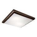 Потолен осветител 2xE27/60W/230V борова дървесина