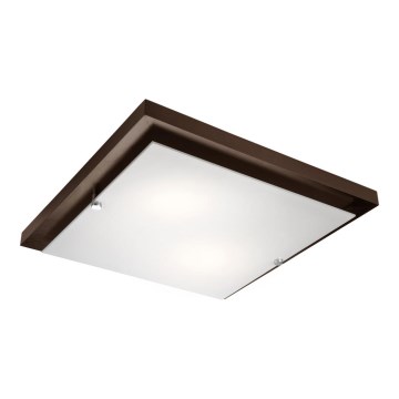 Потолен осветител 2xE27/60W/230V борова дървесина