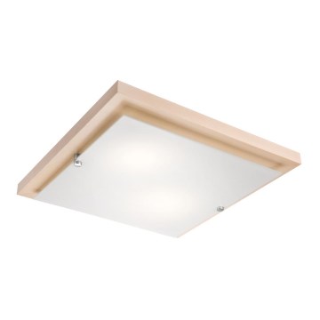 Потолен осветител 2xE27/60W/230V бук