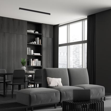 Потолен осветител LUNGO T8 1xG13/18W/230V черен
