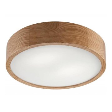 Потолен осветител OAK 2xE27/60W/230V дъб Ø 37,5 см