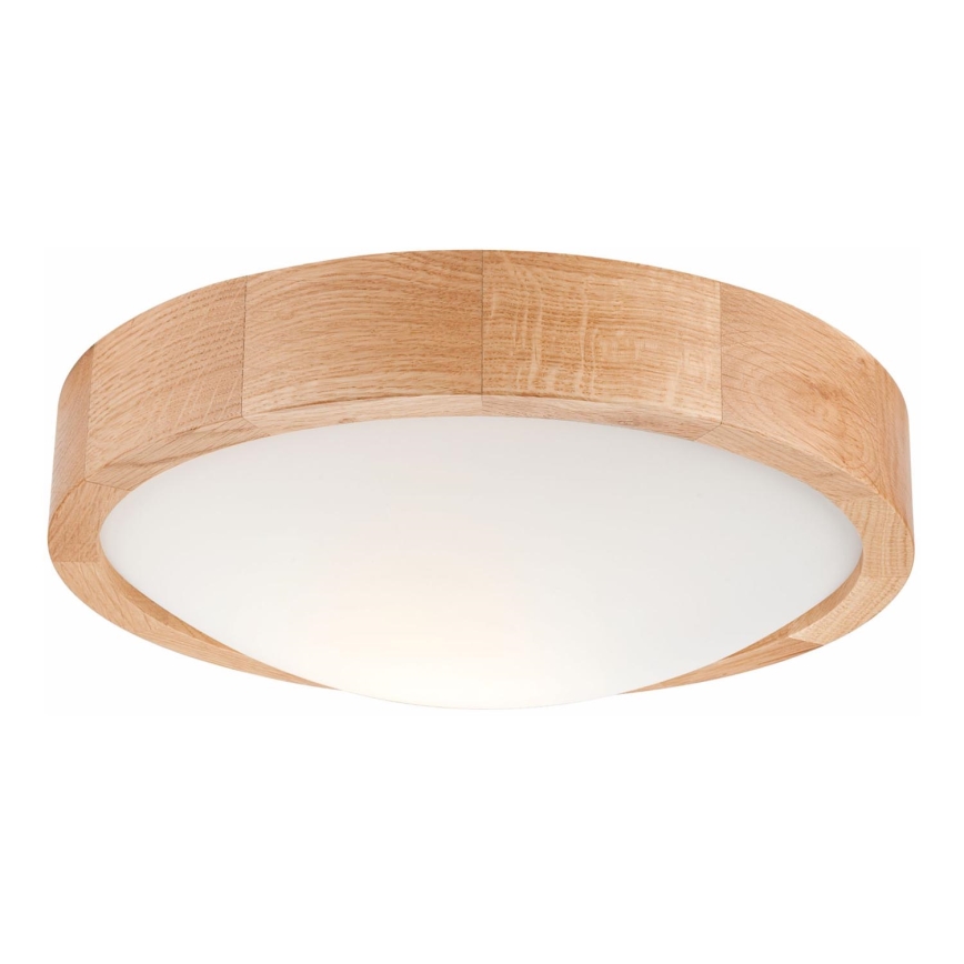 Потолен осветител OAK SLIM 1xE27/60W/230V дъб Ø 27 см