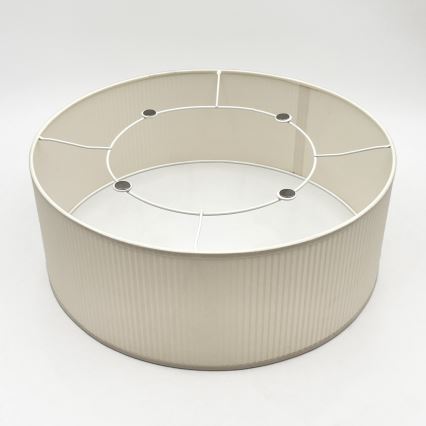Потолочно осветително тяло SIRJA PLISADO 2xE27/15W/230V, Ø 35 см, кремаво